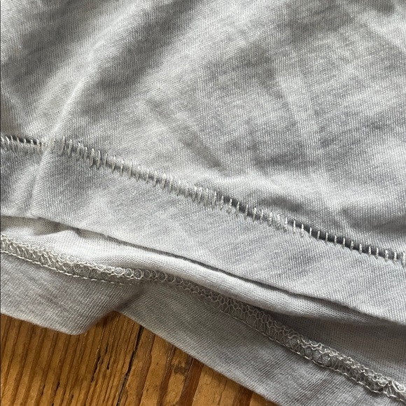 Women's Light Gray Button Down Shirt - Picture 6 of 6